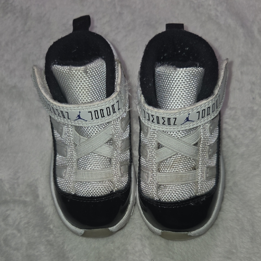 Jordan Kids' Black and White Sneakers